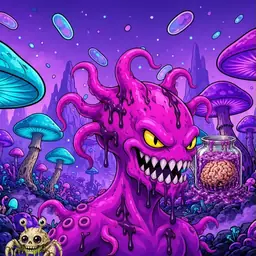Oozlings #9946, Squid · Fungus Forest
