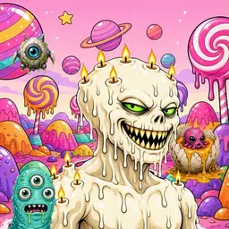Oozlings #995, Candle Wax · Candy Planet
