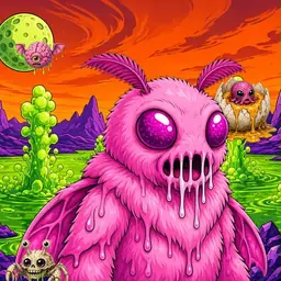 Oozlings #9959, Mutant Moth · Acid Lake