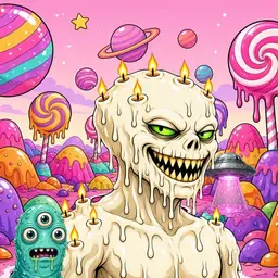Oozlings #9990, Candle Wax · Candy Planet