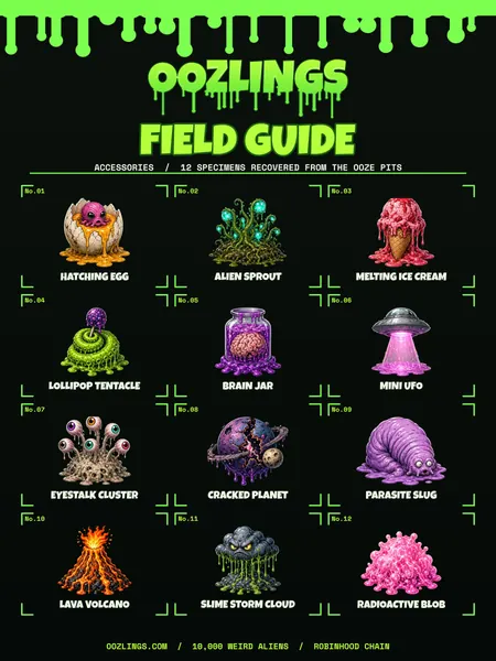 Ooze Pits Field Guide art print preview