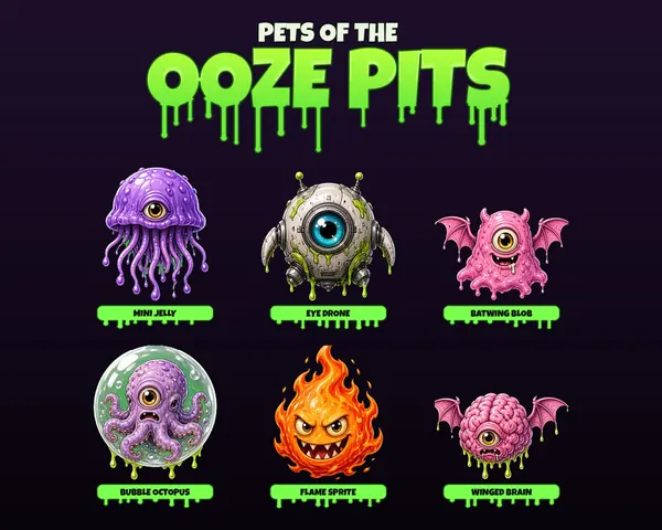 Pets of the Ooze Pits art print preview