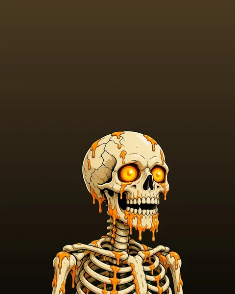 Skull art print preview