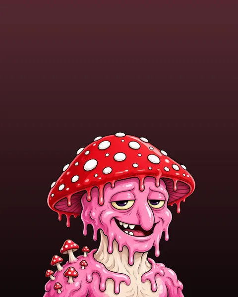 Mushroom Head art print preview