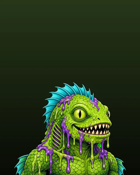 Swamp Fish art print preview