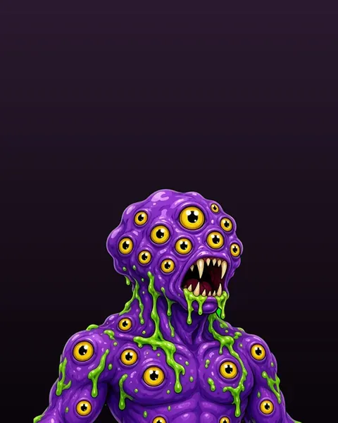 Eyeball Cluster art print preview