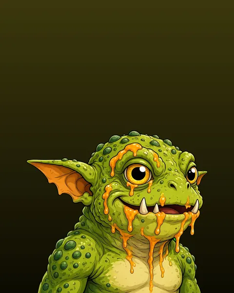 Toad Goblin art print preview