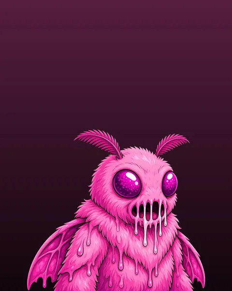 Mutant Moth art print preview
