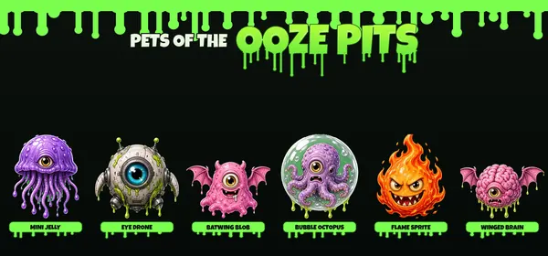 Pets of the Ooze Pits Strip art print preview