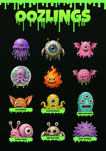 Pets and Critters Sticker Sheet art print preview